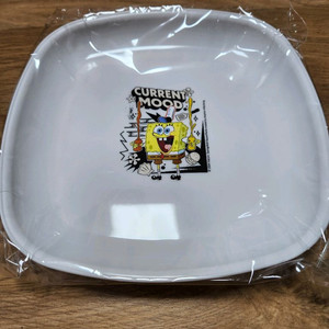 미개봉 스폰지밥 스펀지밥 사각 접시 그릇 12000원