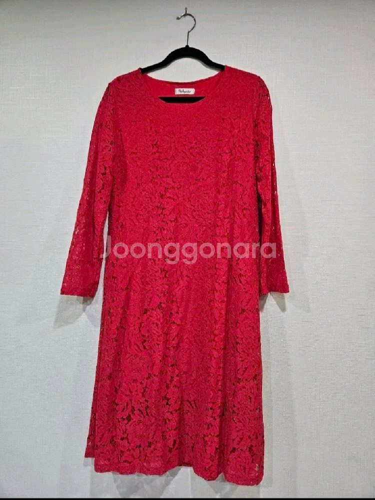 [새상품/여친룩] 레이스 원피스 (Free 사이즈)--1