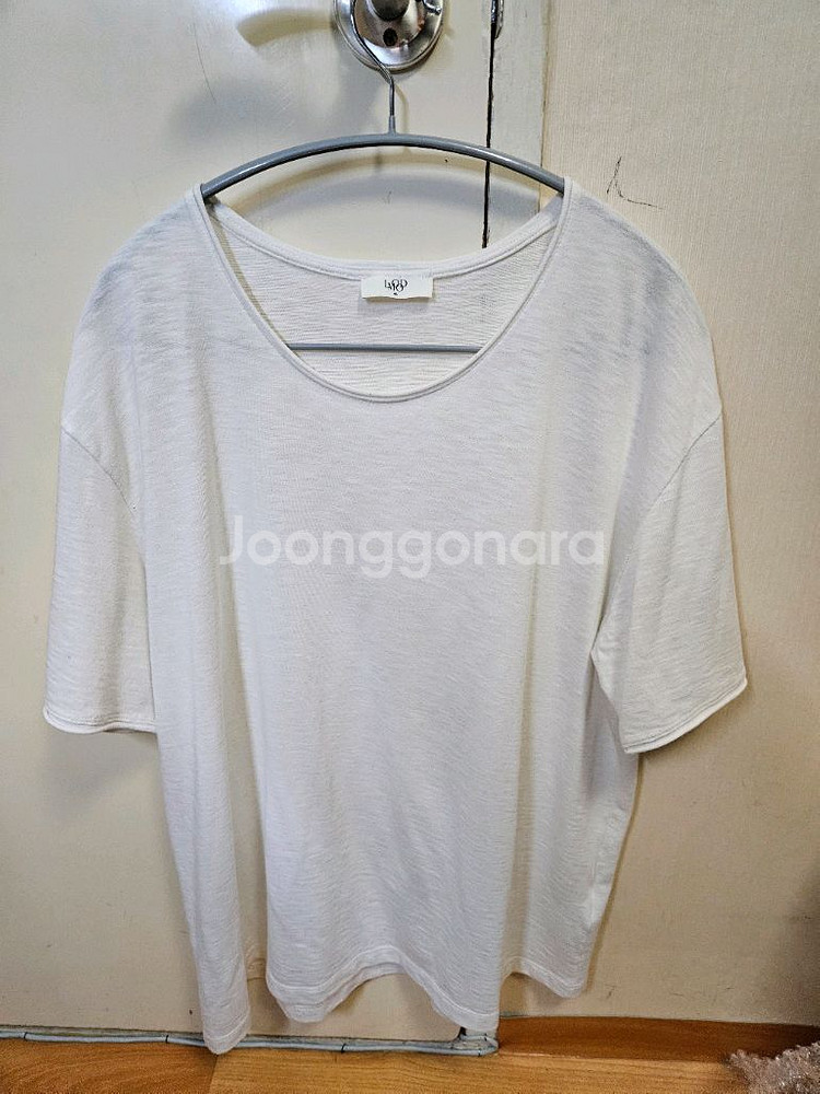 46 2장) 엘무드 슬러브 스쿱넥 하프 슬리브 티셔츠--2