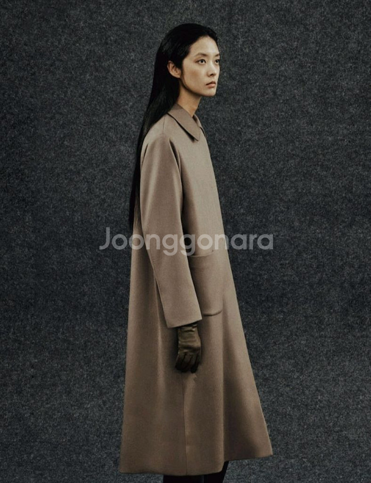 (미착용 새제품!)르베이지 캐시미어100 발마칸코트--0