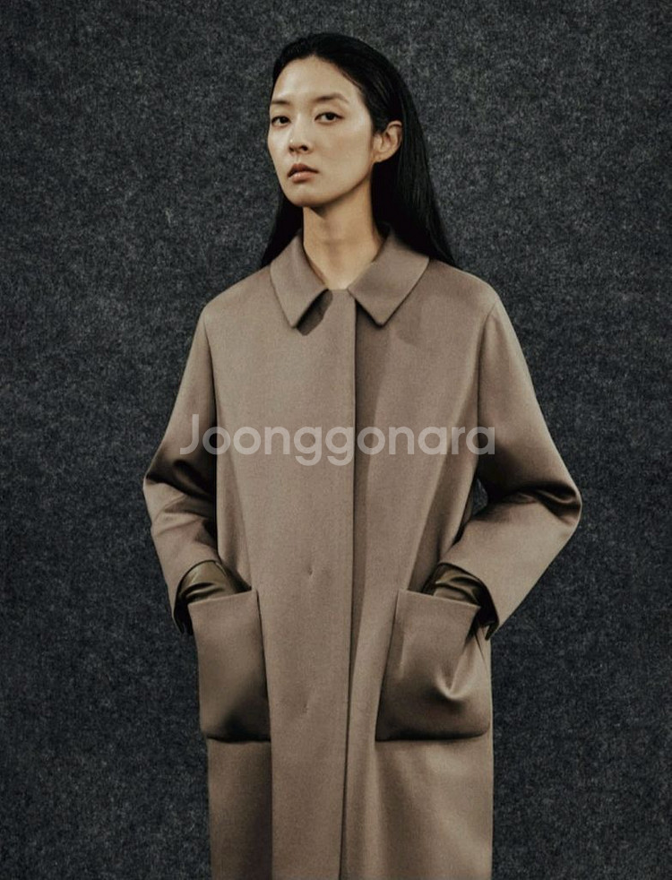 (미착용 새제품!)르베이지 캐시미어100 발마칸코트--2