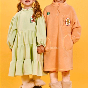 베베드피노 플리스 아노락 원피스 130.