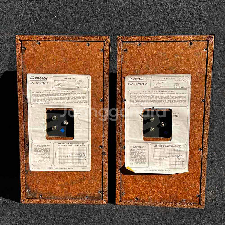 일렉트로 보이스 E-V SEVEN A 북쉘프 스피커--3