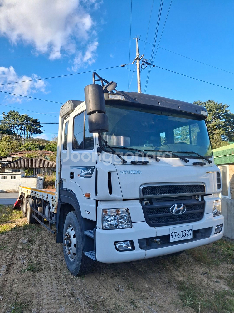 2009년식 5톤 메가트럭 와이드캡--5