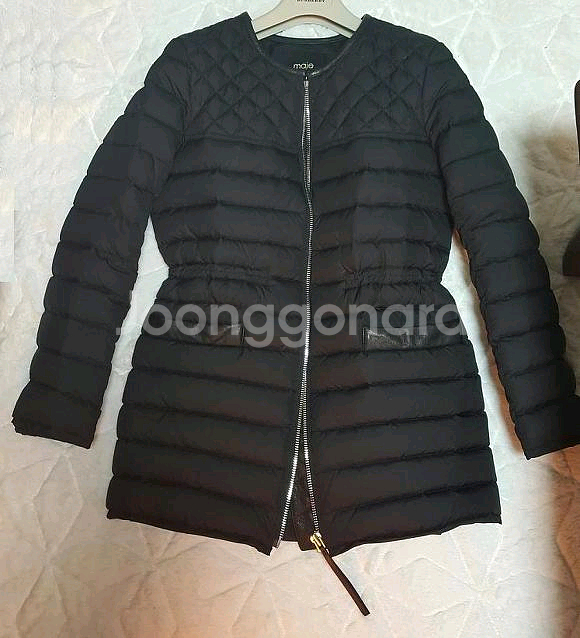 maje 마쥬 다운 패딩 점퍼 자켓 블랙--0