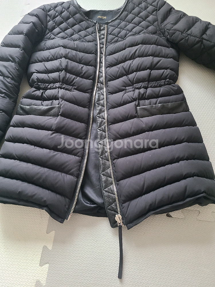 maje 마쥬 다운 패딩 점퍼 자켓 블랙--3