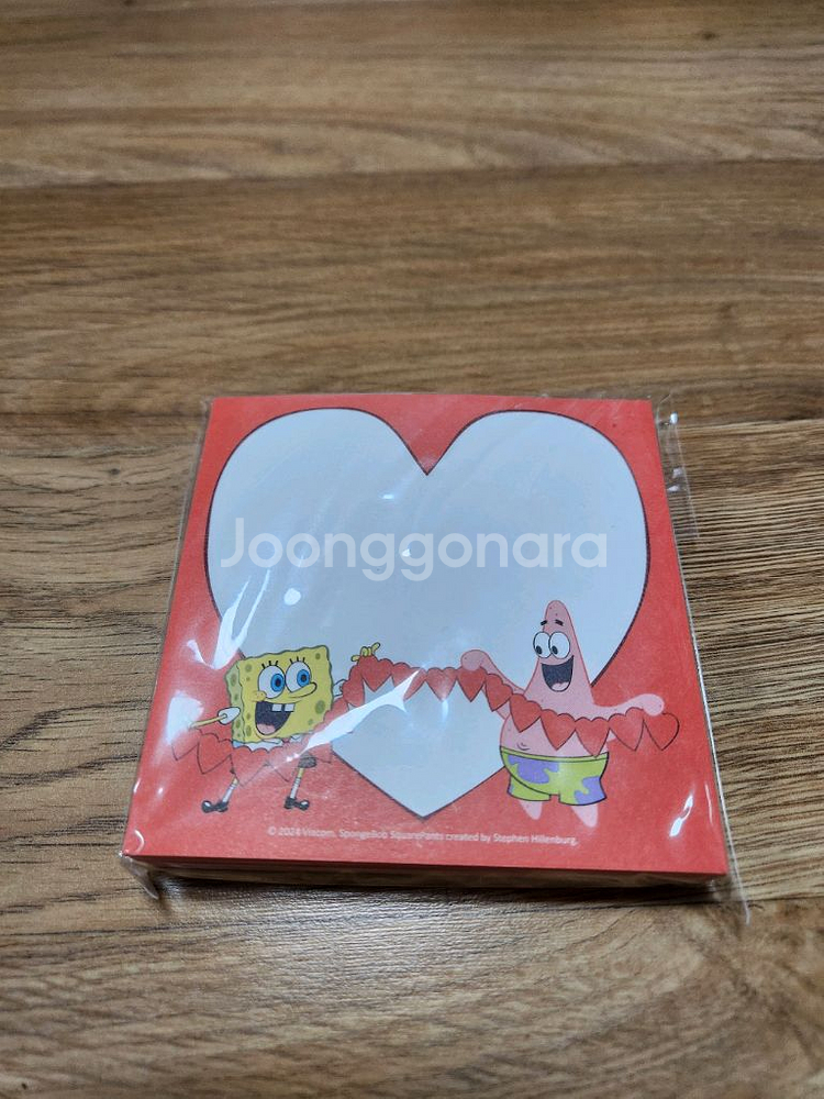 미개봉 스폰지밥 스펀지밥 하트 메모지 4500원--0