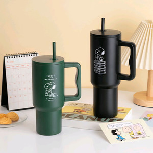 손잡이 빨대 텀블러 2종 (스누피 텀블러)