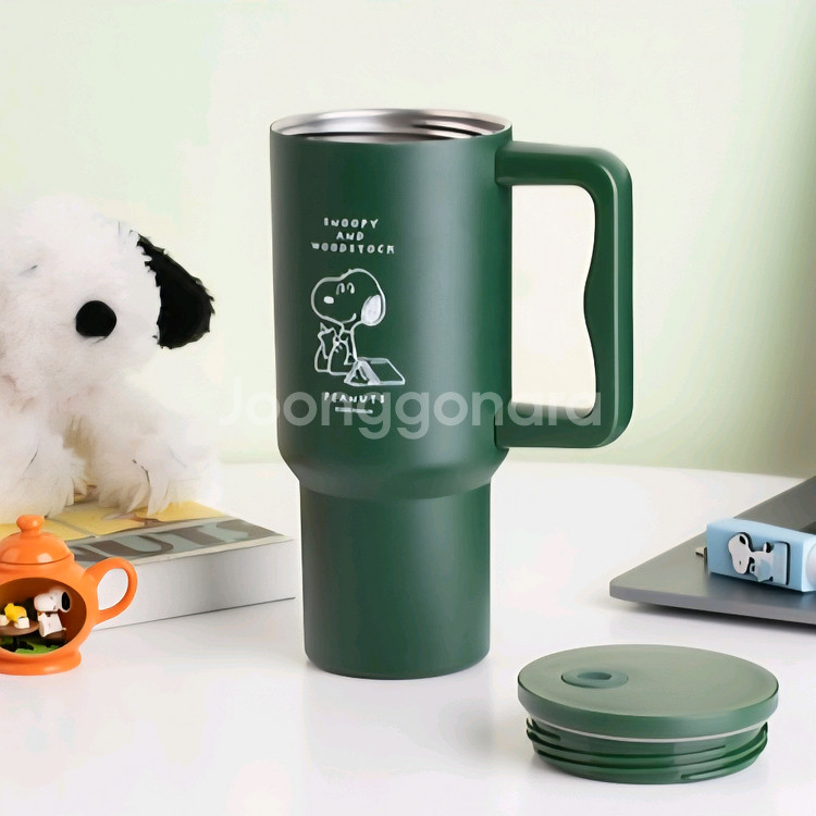손잡이 빨대 텀블러 2종 (스누피 텀블러)--1