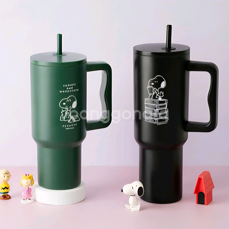손잡이 빨대 텀블러 2종 (스누피 텀블러)--4