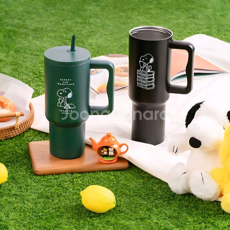 손잡이 빨대 텀블러 2종 (스누피 텀블러)--5