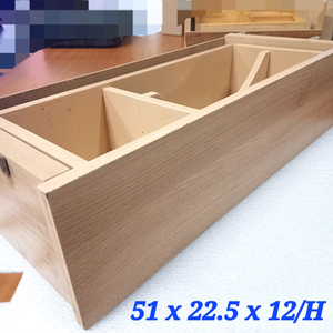 나무 수저함 서랍식 수저보관함 수저통서랍 레일수저함