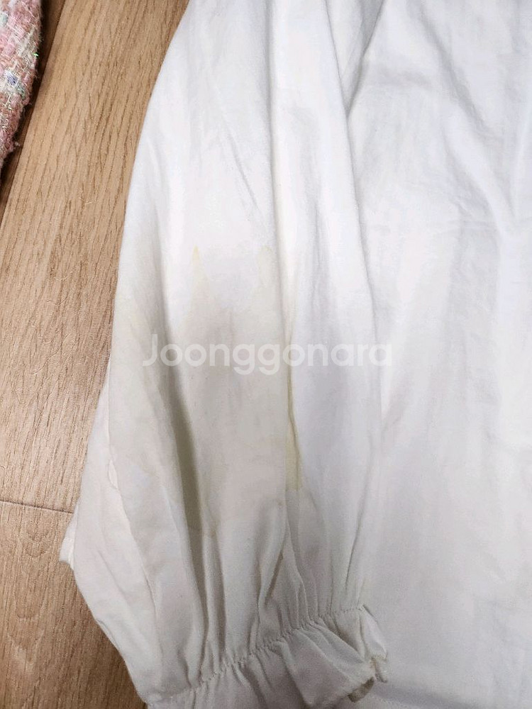 아이러브제이 핑크트위드 자켓 치마 블라우스 구두 일괄판--5