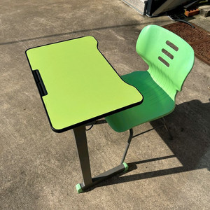 학원용책상 1인용책상 플라스틱의자 책걸상 학원책상