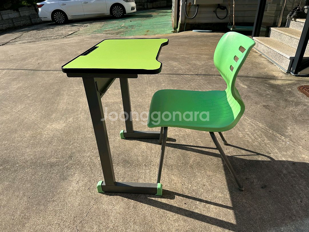 학원용책상 1인용책상 플라스틱의자 책걸상 학원책상--1