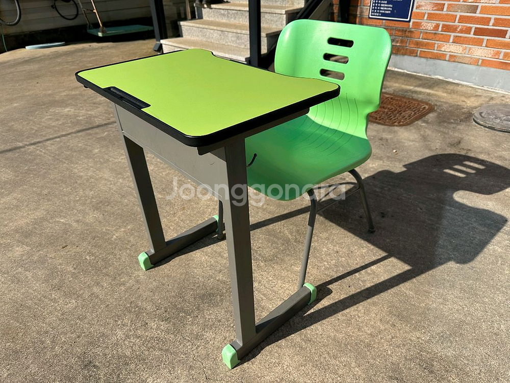 학원용책상 1인용책상 플라스틱의자 책걸상 학원책상--3