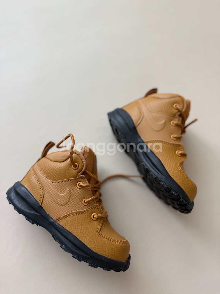 나이키 키즈부츠 유아부츠 레더 마노아 150사이즈 판매--4