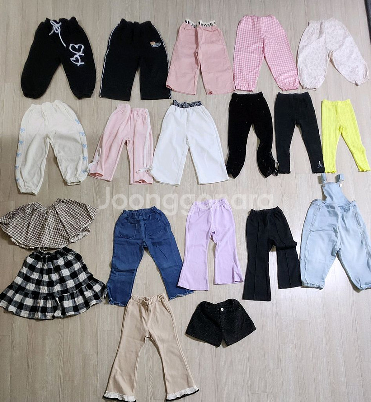 여아옷7호.9호 나팔바지.치마.멜빵바지.조거바지.고쟁이--0