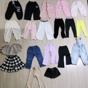 여아옷7호.9호 나팔바지.치마.멜빵바지.조거바지.고쟁이