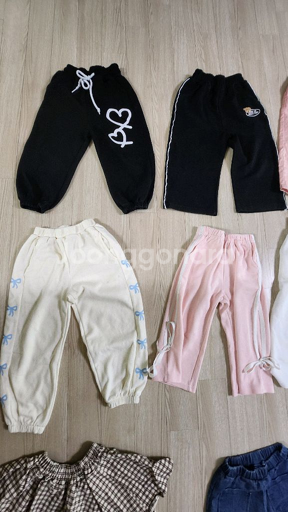 여아옷7호.9호 나팔바지.치마.멜빵바지.조거바지.고쟁이--2