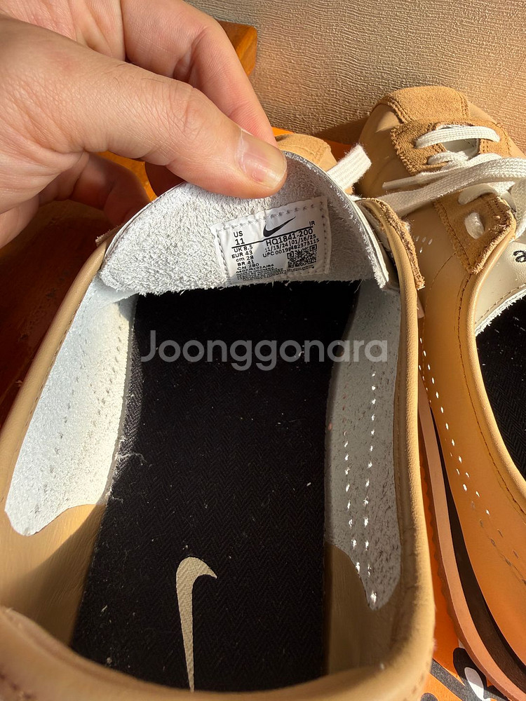 나이키 코르테즈 브라운 사이즈 280--2