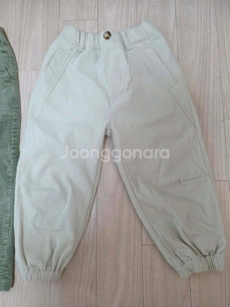 여아겨울팬츠120)아이러브제이+코듀로이팬츠 등 4벌일괄--3