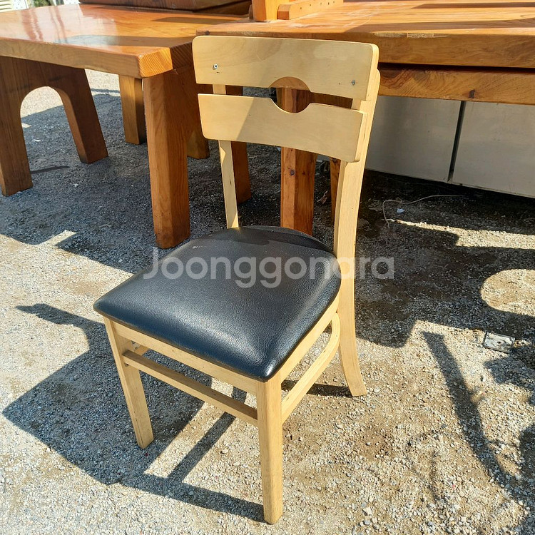 나무의자 의자--0