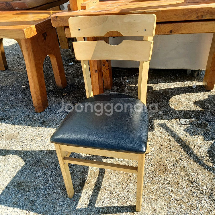 나무의자 의자--1