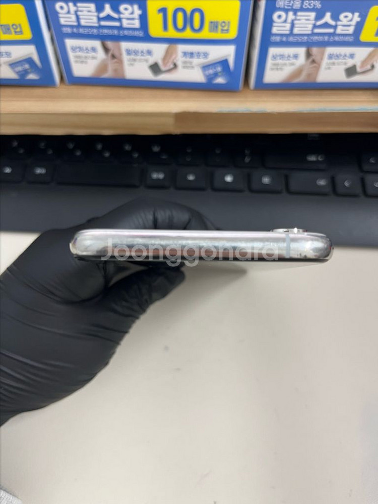 아이폰Xs 256G 실버 S급!--2