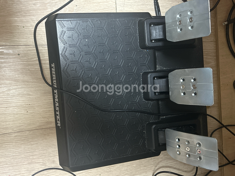 Moza 스티어링휠+트러스트마스터 기어봉,악셀--4