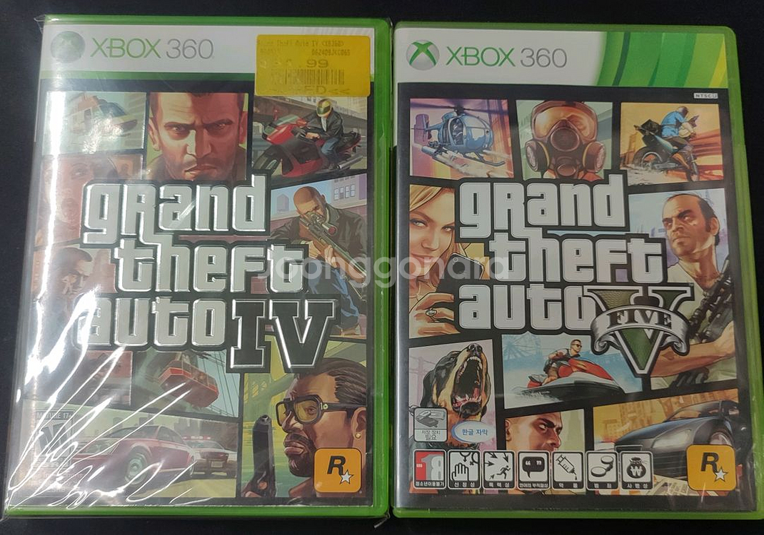 xbox360 GTA4 북미판, GTA5 정발 팝니다--0