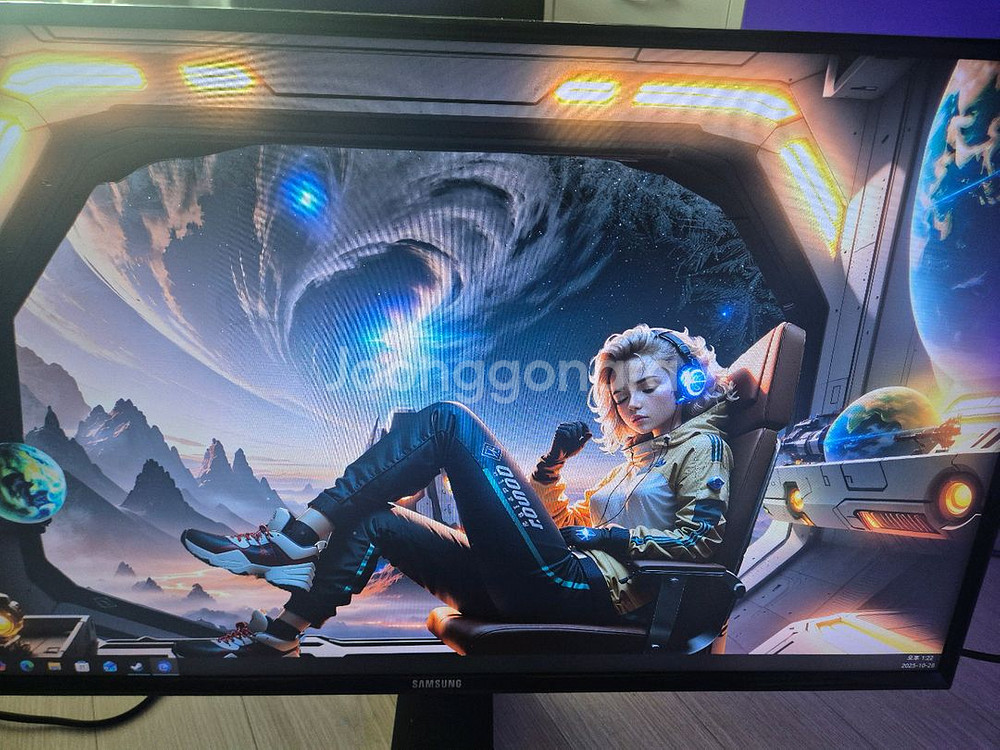 삼성 LED 27인치 모니터 겸 TV 깨끗하게 잘나와요--6