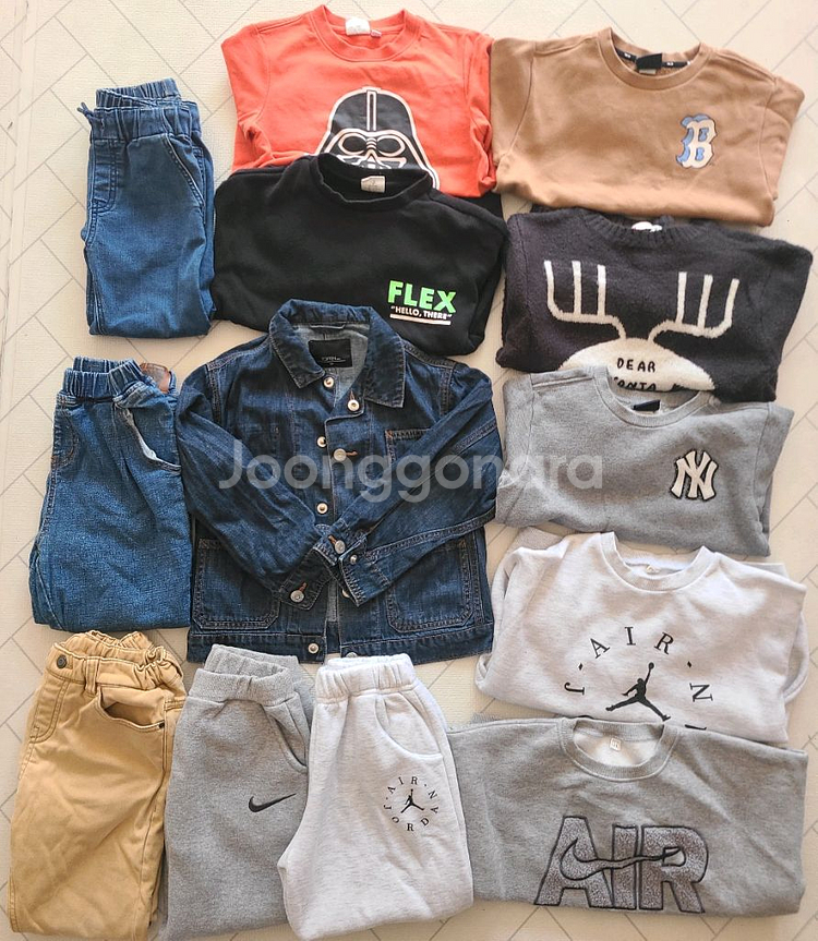 남아 120 옷 일괄--0