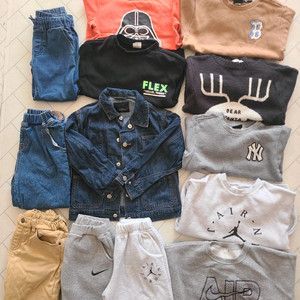 남아 120 옷 일괄