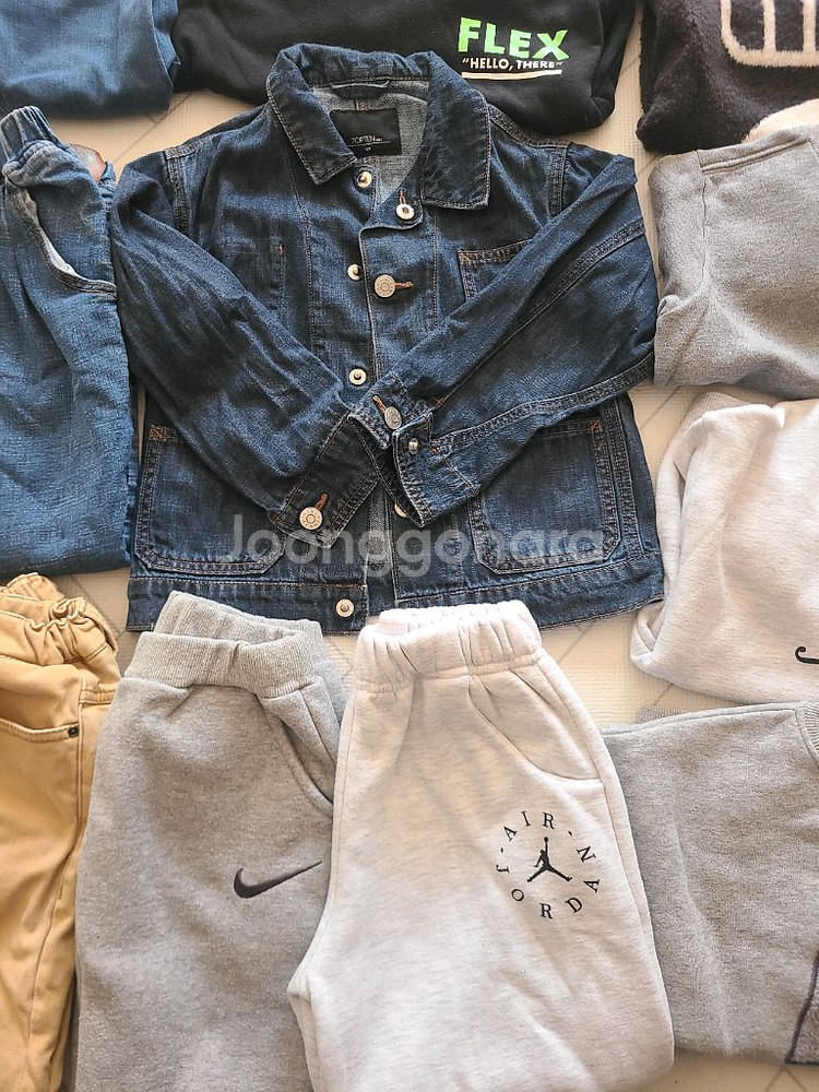 남아 120 옷 일괄--4