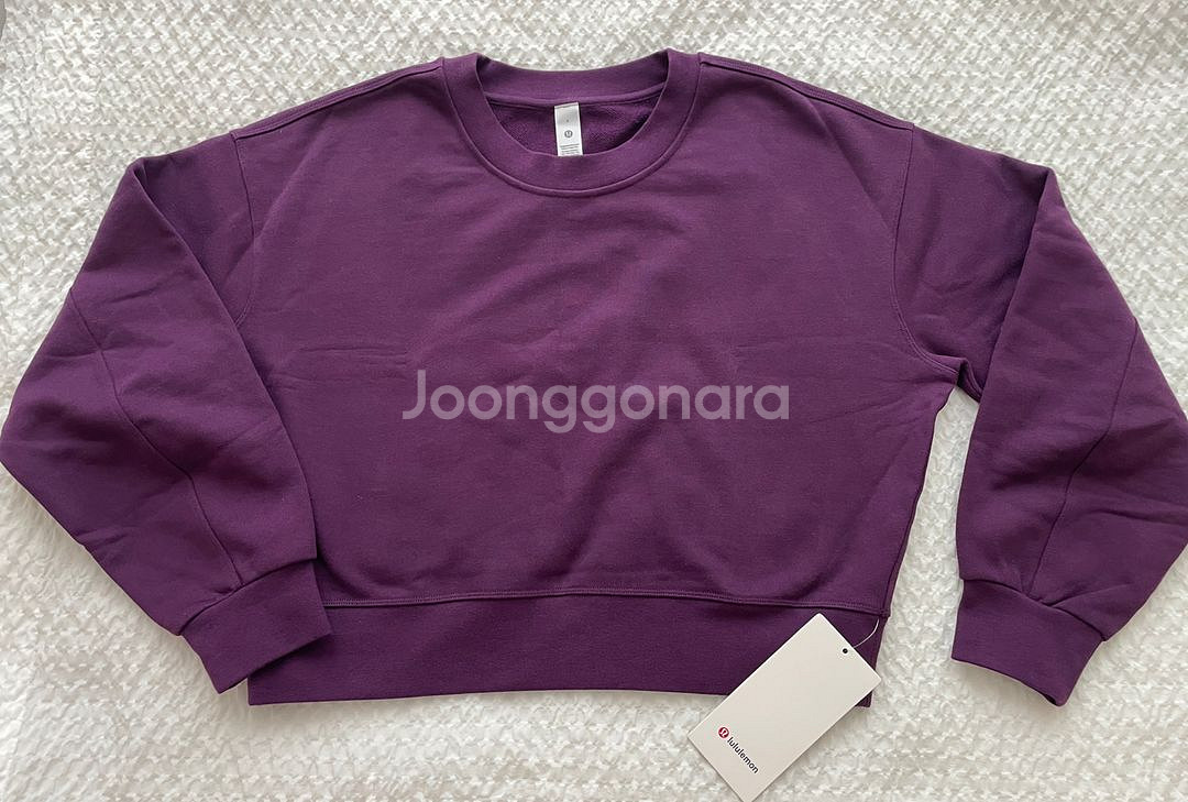 룰루레몬 퍼펙틀리 오버사이즈드 크롭 크루--1