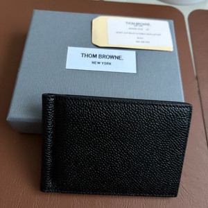 톰브라운 페블 그레인 머니 클립 지갑 블랙 새상품