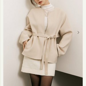 시에 아델 핸드메이드 하프 코트-크림베이지 새상품 25