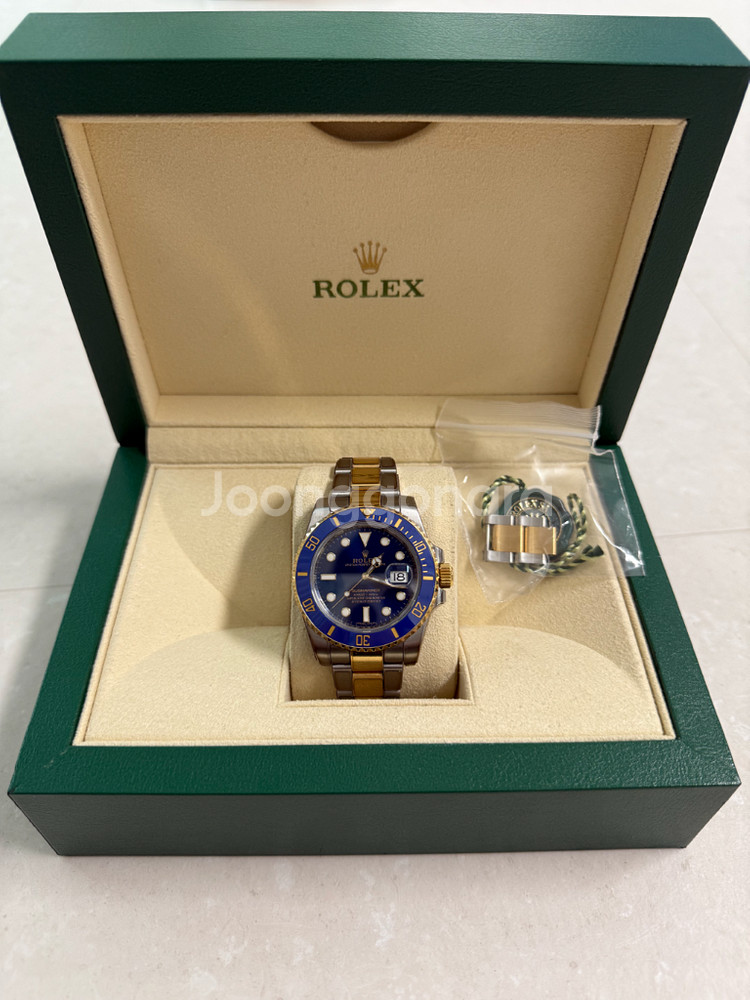 롤렉스 서브마리너 청콤 19년식--0