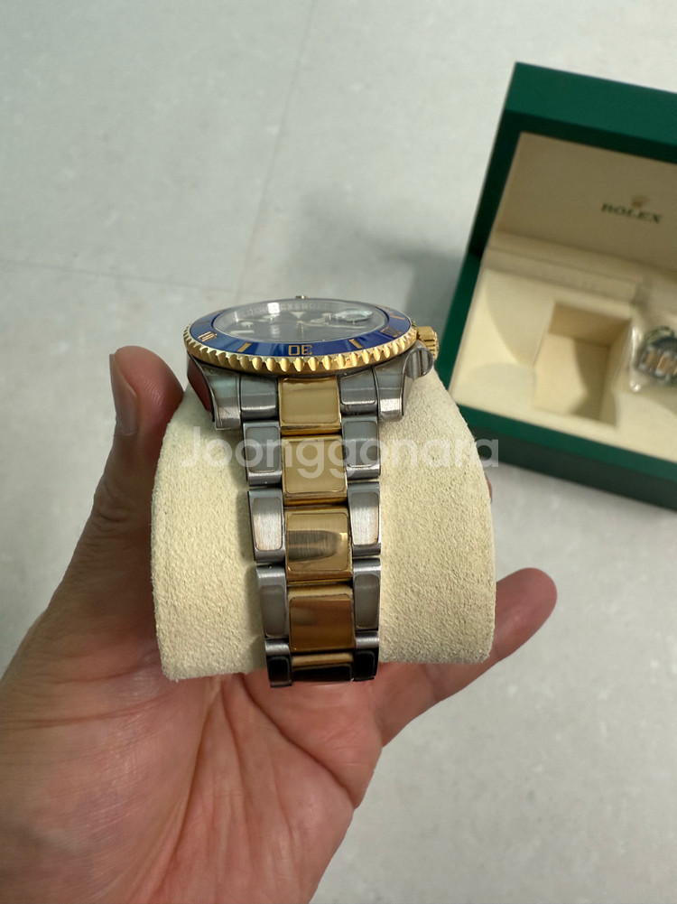 롤렉스 서브마리너 청콤 19년식--2