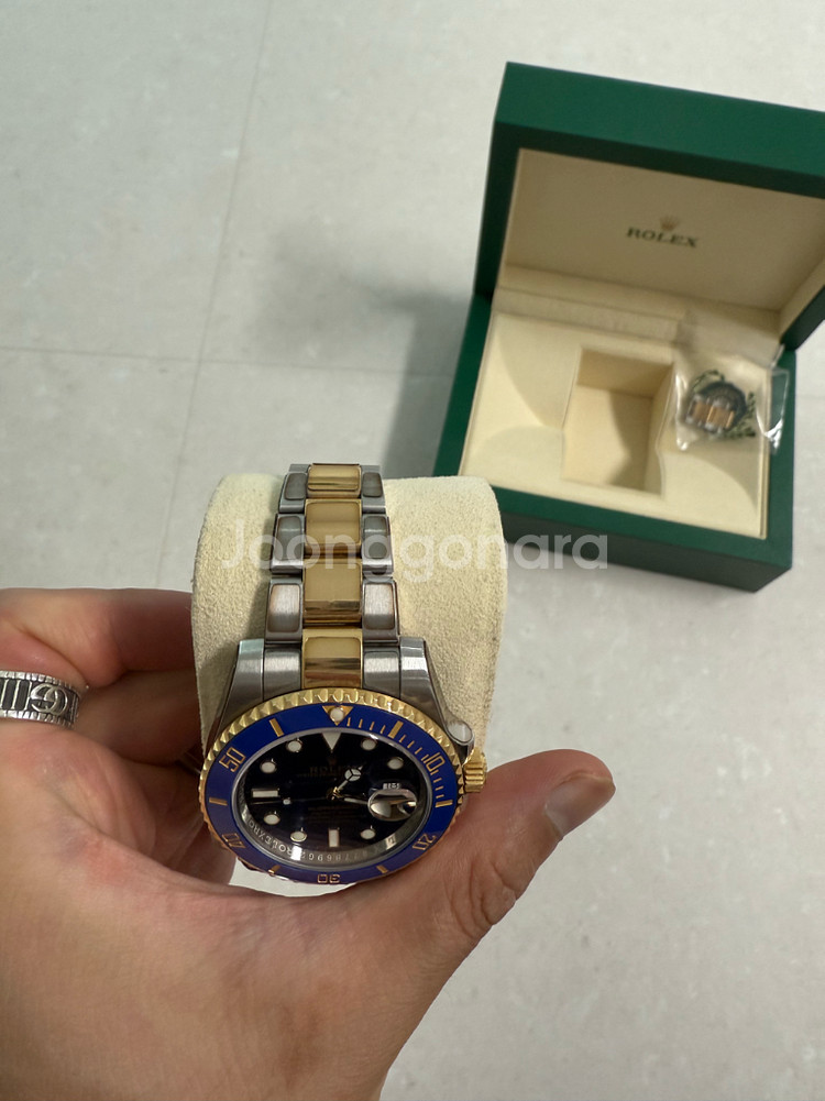 롤렉스 서브마리너 청콤 19년식--1