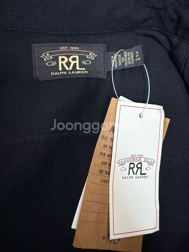 더블알엘 RRL 슬림핏 데님 웨스턴 셔츠 S 팝니다--2