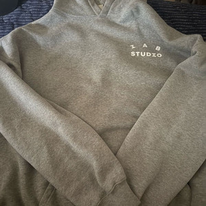 XL 아이앱 후드티 그레이