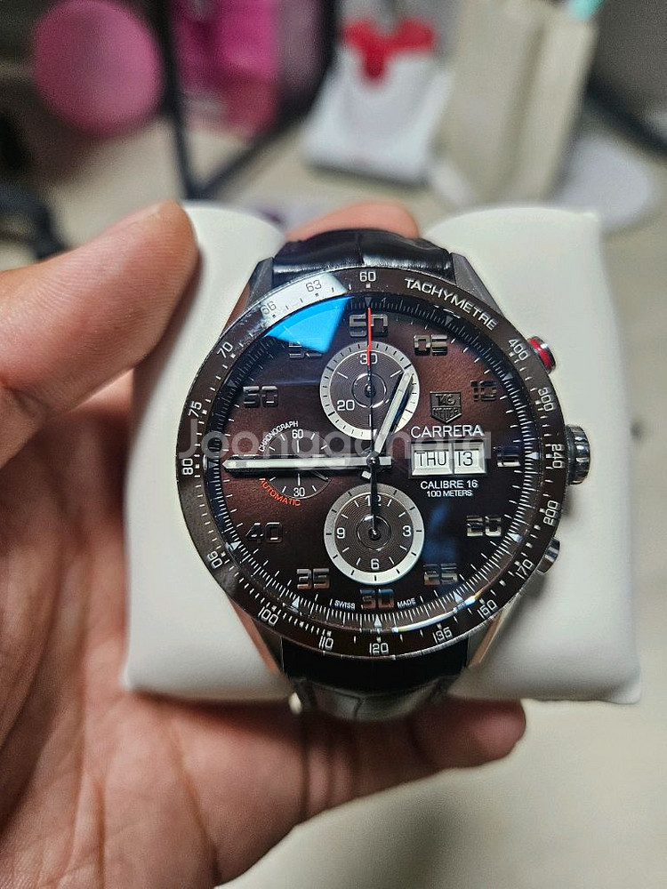 태그호이어 까레라 칼리버16 브라운판-가격마지막내림--0