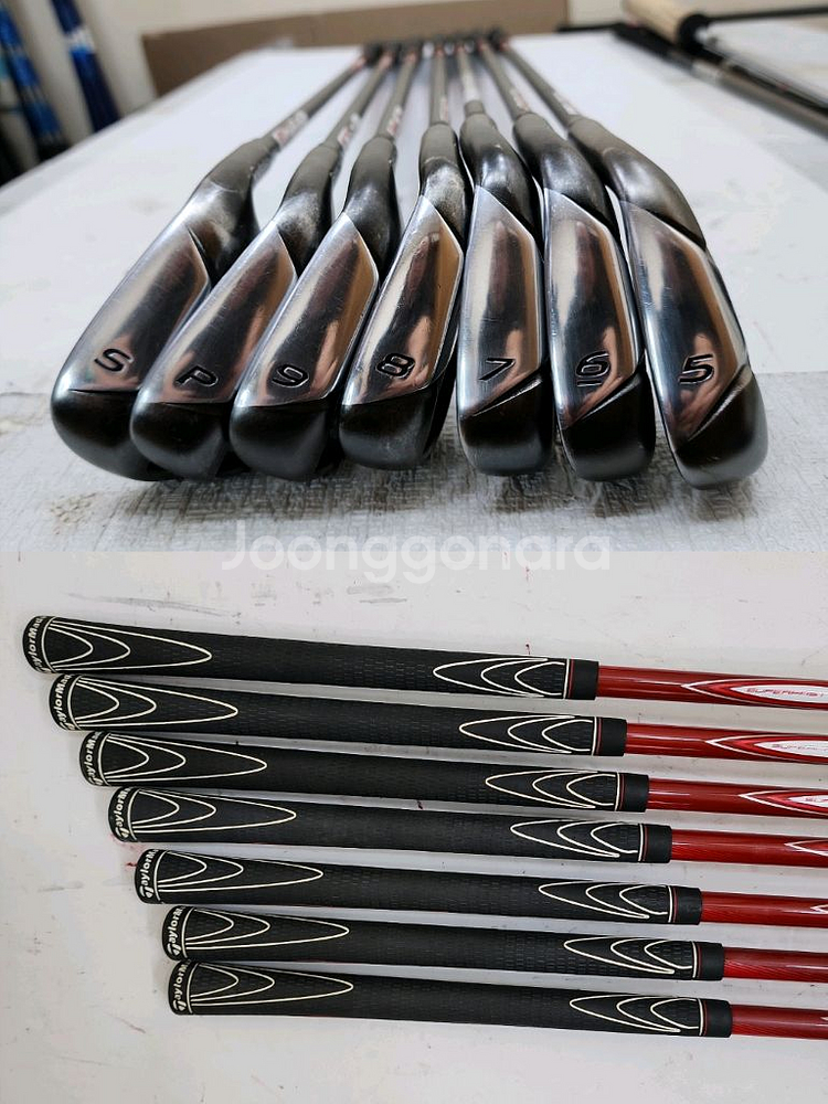 36만 테일러메이드 아이언 등 남성용 중고골프채 풀세트--2