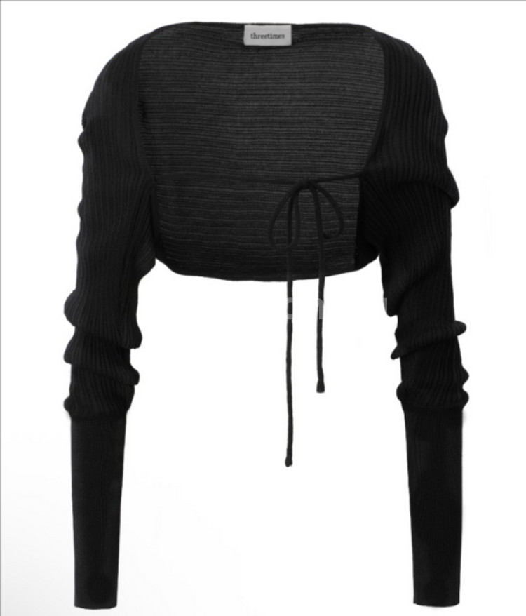 쓰리타임즈 릿볼레로 블랙--0