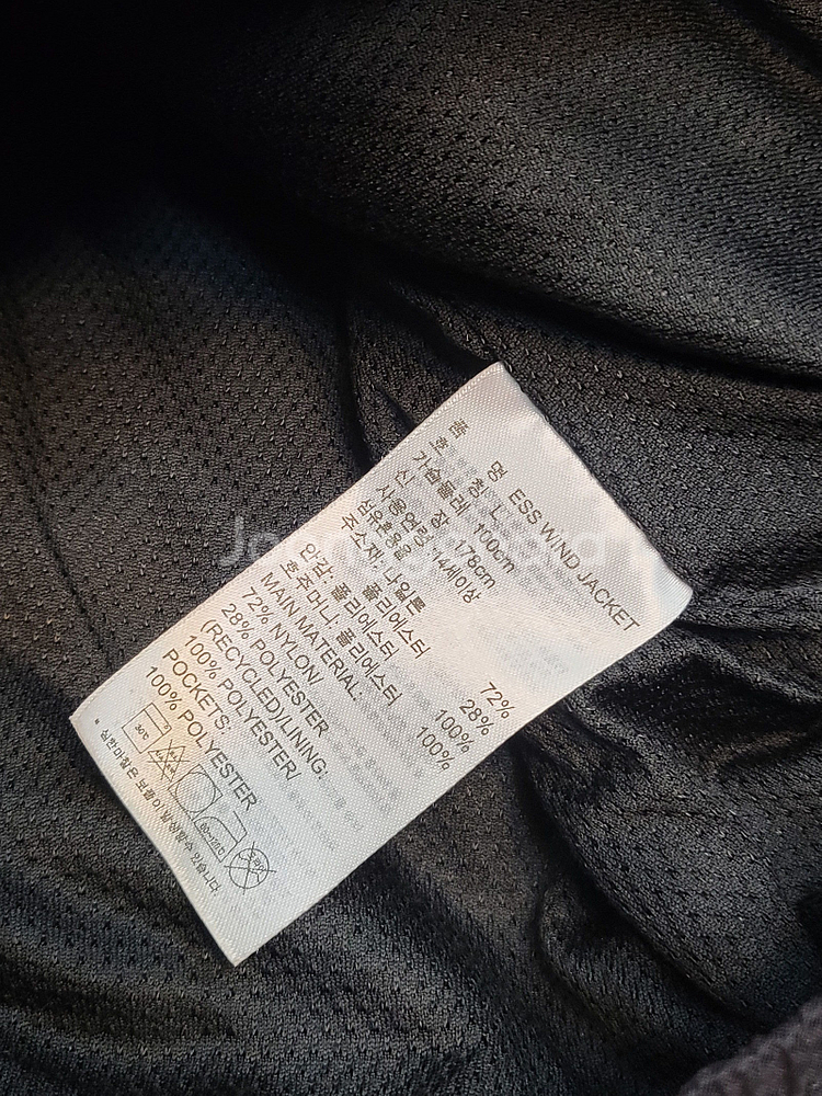 L 아디다스 에센셜 윈드스토퍼 후드 바람막이 자켓--4