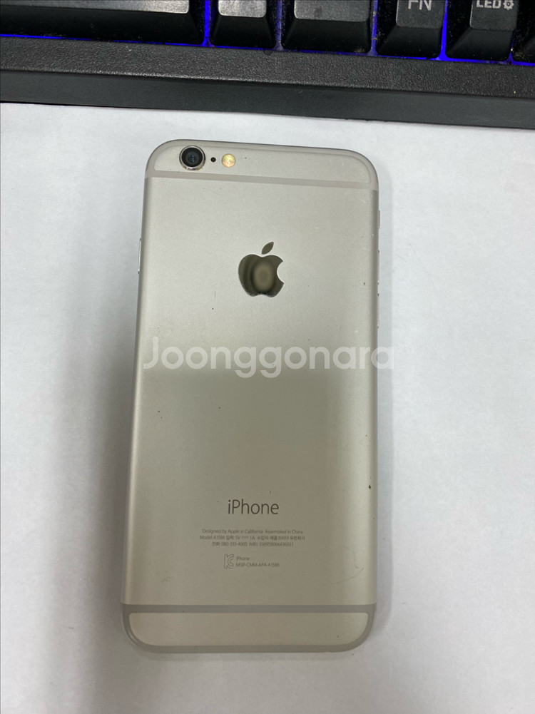 아이폰6 실버 A급 16GB 배터리90% 빈티지카메라--0