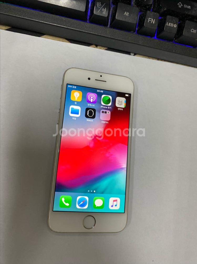 아이폰6 실버 A급 16GB 배터리90% 빈티지카메라--1