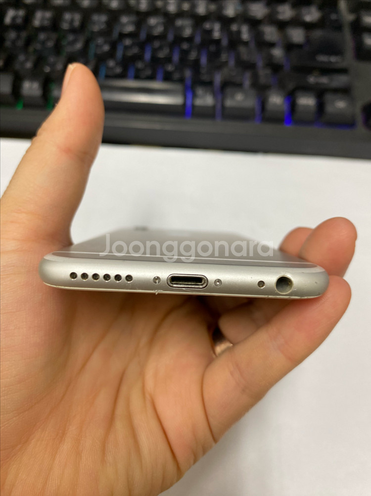 아이폰6 실버 A급 16GB 배터리90% 빈티지카메라--6